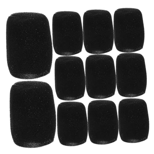 Abaodam 12er-pack Windschutz Für Sm57 Filterschild Für Gitter Mikrofon Ersatz Kabelschutz Schwarz von Abaodam
