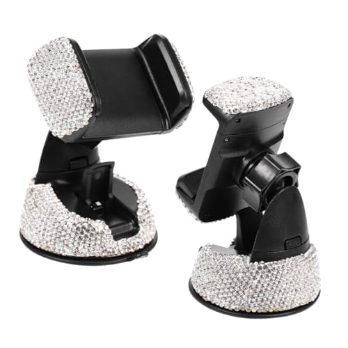 Abaodam 2 Stück Autotelefonhalter Bling Autozubehör Für Frauen Strass-Leoparden-autozubehör Autozubehör Für Mädchen Funkelnes Autozubehör Zubehör Für Ihr Auto Bling-türgriffe Fürs Auto Abs von Abaodam
