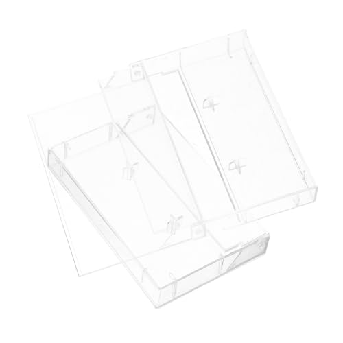 Abaodam 2 Stück Band-aufbewahrungsbox Kassettenbandanzeige Kassettenhüllen Audiobandkoffer Lagerung Von Audiokassetten Kassettenspeicher Vintage -Kassetten -klebebandschutz P.s Transparent Abaodam 2 Stück Band-aufbewahrungsbox Kassettenbandanzeige Kassettenhüllen Audiobandkoffer Lagerung Von Audiokassetten Kassettenspeicher Vintage -Kassetten -klebebandschutz P.s Transparent von Abaodam