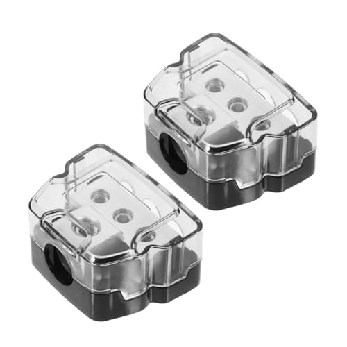 Abaodam 2 Stück Splitter Splitter Box Car-Audio-Stromverteilerblock Verstärker-Verteilerblock-Splitter Erdungsadapter-Splitter Vertrieb von Autoverstärkern Plastik Abaodam 2 Stück Splitter Splitter Box Car-Audio-Stromverteilerblock Verstärker-Verteilerblock-Splitter Erdungsadapter-Splitter Vertrieb von Autoverstärkern Plastik von Abaodam