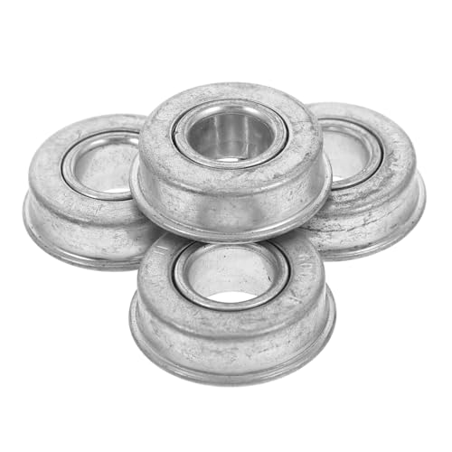Abaodam 4 Stück Radlager für Rasenmäher Rasentraktor Radlager rasenmäher ersatzteile Rasenmäher Zubehör Ersatzteile Rasenmäher Ersatzteilservice Drucklager Ersatzlager Stahl Silver von Abaodam