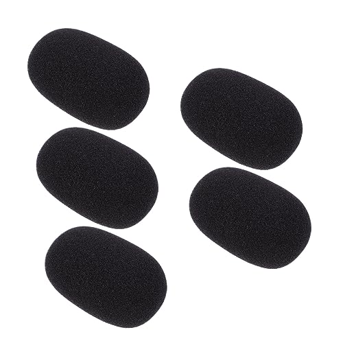 Abaodam 5St Mikrofonschwammabdeckung Spikes für Motorradhelme Mikrofon verdeckt die Windschutzscheibe protection ring staubschutz Motorradzubehör schwammfilter Mikrofonschutz Lager Schild von Abaodam