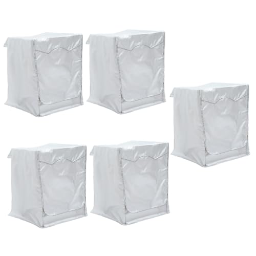Abaodam 5st Trocknerabdeckung Wäsche Abdeckung Trocknerfester Schirm Waschmaschinenabdeckung Kühlschrankabdeckung Kleine Waschmaschine Frontlader Trockene Kleidung Polyester Schutzhülle von Abaodam