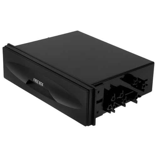 Abaodam Car-Audio-Modifikationsbox Auto -Geräte CD-Halter Auto CD -Halter für Auto Plastik Schwarz von Abaodam