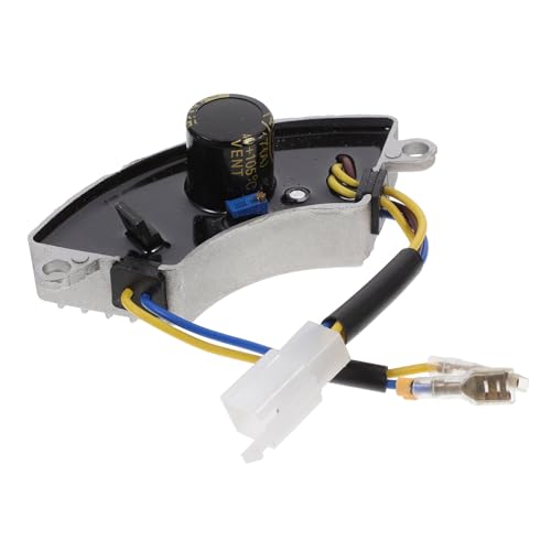 Abaodam Generator Avr Spannungsregler für Champion Kw Generator Halbkreis Aluminiumgehäuse Präzise Spannungsregelung Benutzerfreundlich für Zuverlässige Schutz von Abaodam