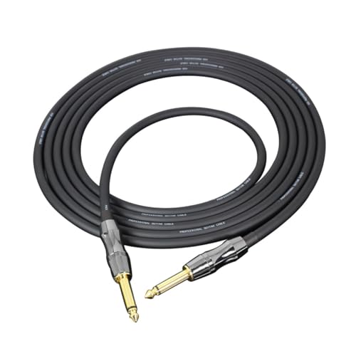 Abaodam Gitarrenanschlusskabel Geräuschloses Musikinstrumentenkabel mit Stecker für Gitarre Bassgitarre und Keyboard Hochwertige Signalqualität und Einfache Handhabung Abaodam Gitarrenanschlusskabel Geräuschloses Musikinstrumentenkabel mit Stecker für Gitarre Bassgitarre und Keyboard Hochwertige Signalqualität und Einfache Handhabung von Abaodam