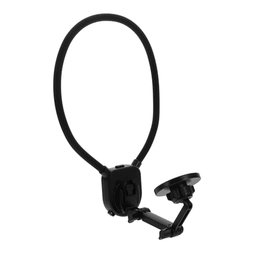 Abaodam Hälften des Mobilfunkhalters Nackenhandyhalter Magnetische Nackenhalterung Telefonhalterung Nackenhalter Für Handy Magnetischer Halshänger Handy-halshalterung Kieselgel Schwarz von Abaodam