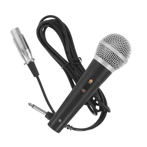 Abaodam Kabelgebundenes Handmikrofon mit Kabel, langlebiges dynamisches Mikrofon für Karaoke-Sprechen und Konferenzen, fokussierte Tonaufnahme, reduziert Hintergrundgeräusche, Kabel im Lieferumfang Abaodam Kabelgebundenes Handmikrofon mit Kabel, langlebiges dynamisches Mikrofon für Karaoke-Sprechen und Konferenzen, fokussierte Tonaufnahme, reduziert Hintergrundgeräusche, Kabel im Lieferumfang von Abaodam