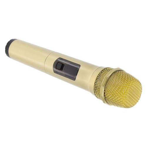 Abaodam Mikrofon Prop für Realistisches Bühnenzubehör aus Material für Partys und Kreative Aufführungen Leicht und Tragbar Glänzendem Abaodam Mikrofon Prop für Realistisches Bühnenzubehör aus Material für Partys und Kreative Aufführungen Leicht und Tragbar Glänzendem von Abaodam