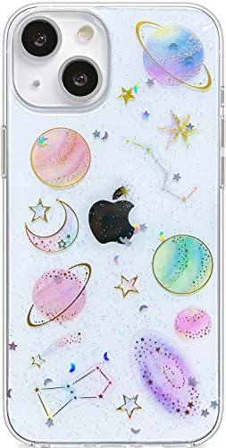 Abbery Handyhülle für iPhone 14 Plus Hülle Durchsichtig Mit Kameraschutz Weltraum Motiv Muster Glitzer Süß Dunne Transparente Silikon Mädchen Frauen Stoßfest Schutzhulle Abbery Handyhülle für iPhone 14 Plus Hülle Durchsichtig Mit Kameraschutz Weltraum Motiv Muster Glitzer Süß Dunne Transparente Silikon Mädchen Frauen Stoßfest Schutzhulle von Abbery
