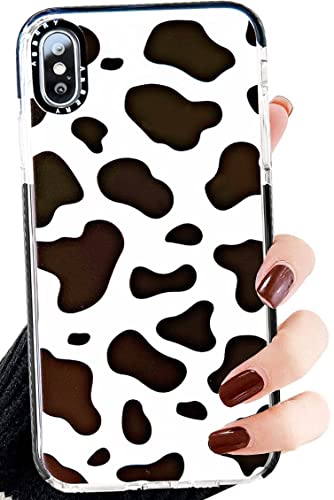Abbery Hülle für iPhone XS Max Hülle Kuh Muster Kuhflecken Durchsichtig Druck Weiche klare Transparent mit Design Silikon HandyHülle Stoßfest Gummi Süß Schutzhülle Kratzfest Case Abbery Hülle für iPhone XS Max Hülle Kuh Muster Kuhflecken Durchsichtig Druck Weiche klare Transparent mit Design Silikon HandyHülle Stoßfest Gummi Süß Schutzhülle Kratzfest Case von Abbery
