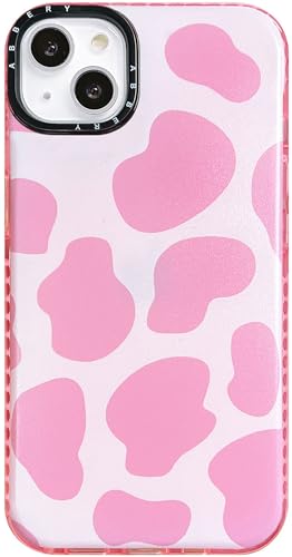 Abbery für iPhone 14 Plus/15 Plus Hülle Rosa Kuh Muster Kuhflecken Durchsichtig Druck Weiche klare Transparent mit Design Silikon Stoßfest Gummi Süß Schutzhülle Kratzfest Frauen Mädchen Abbery für iPhone 14 Plus/15 Plus Hülle Rosa Kuh Muster Kuhflecken Durchsichtig Druck Weiche klare Transparent mit Design Silikon Stoßfest Gummi Süß Schutzhülle Kratzfest Frauen Mädchen von Abbery