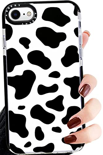 Abbery für iPhone SE 3/SE 2020/8/7/6s/6 Hülle Kuh Muster Durchsichtig Kuhflecken Druck Weiche klare Transparent mit Design Silikon HandyHülle Stoßfest Gummi Süß Schutzhülle Kratzfest Shell Cover Abbery für iPhone SE 3/SE 2020/8/7/6s/6 Hülle Kuh Muster Durchsichtig Kuhflecken Druck Weiche klare Transparent mit Design Silikon HandyHülle Stoßfest Gummi Süß Schutzhülle Kratzfest Shell Cover von Abbery
