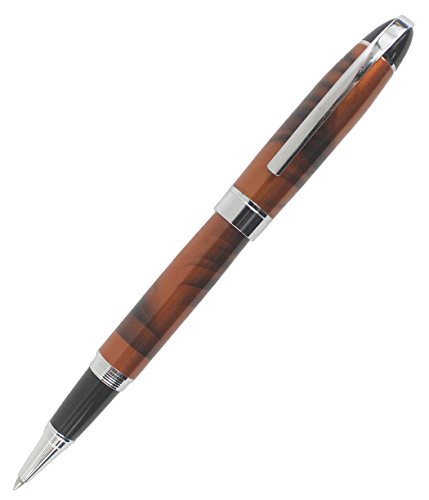 Abcsea Executive Rollerball-mode-marmor-muster Edelstahl-clip - Orange von Abcsea
