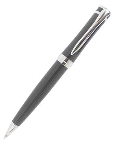 Abcsea Genius Metall Kugelschreiber, Silber Clip - schwarz von Abcsea