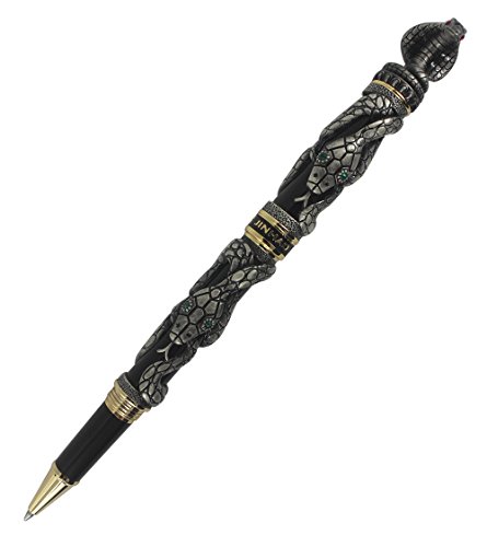 Abcsea Schlange Rollerball Kobra Dreidimensionale Muster Sammlung Stift - antikes Silber von Abcsea