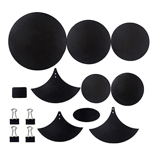 14x/Set Sound Off Becken Dämpfer Pads Geruchlose Drum Dämpfer Pads Matten Mit 4 Binder Clips Trommel Schalldämpfer Pads Für Schlagzeug Kopf von Abcsweet