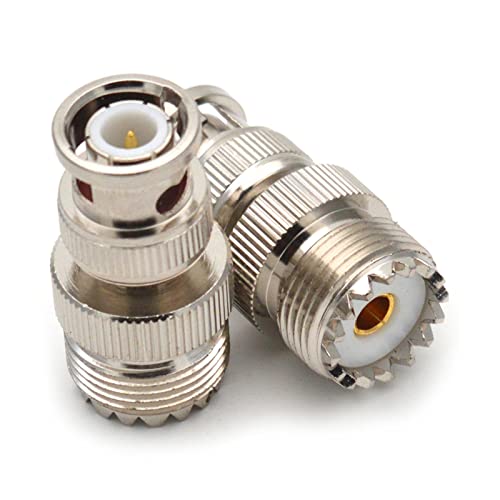 Abcsweet 1PC Stecker Auf SO239 UHF Weibliche PL-259 Koaxial Adapter Stecker von Abcsweet