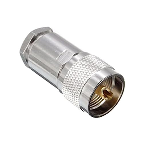 Abcsweet 1PC UHF SL16 Stecker Klemme LMR400 RG8 RF Koaxial Stecker Draht RG8 Stecker von Abcsweet