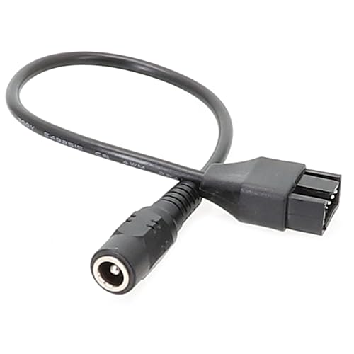 Abcsweet 20 cm DC5521 Netzteil Auf 12 V Computergehäuselüfter 4-poliges Kabel 24AWG Kupferleitung DC5521 Auf 4-poliges PWM 4-poliges 2-Wege Netzteilkabel Für Computer PC Router Lüfter 12 V von Abcsweet