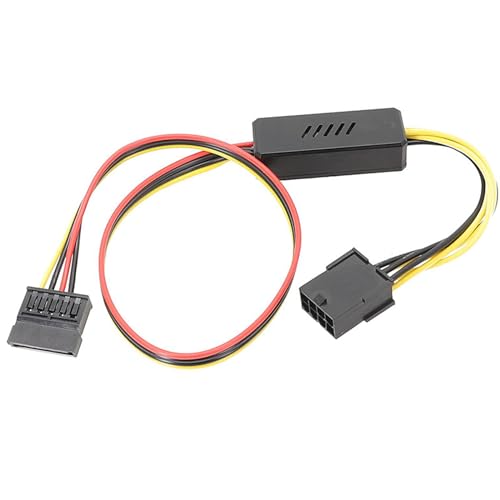 Abcsweet Langlebiges 8-Pin Zu Festplatten Netzteilkabel 12-V Zu Kabel Mit Spannungsreduzierungs Und Stabilisierungsplatine 8-Pin Stromkabel von Abcsweet