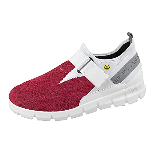 37374 - ESD-Slipper Bordeaux/weiß - 39 von Abeba