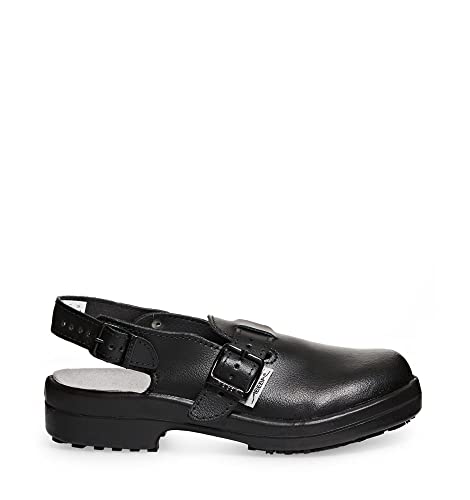 ABEBA 1010-45 Sicherheitsschuh - Arbeitsclog - Classic - Genarbtes Leder - Antistatisch - Rutschfeste Laufsohle - Größe: 45 - Farbe: Schwarz ABEBA 1010-45 Sicherheitsschuh - Arbeitsclog - Classic - Genarbtes Leder - Antistatisch - Rutschfeste Laufsohle - Größe: 45 - Farbe: Schwarz von Abeba