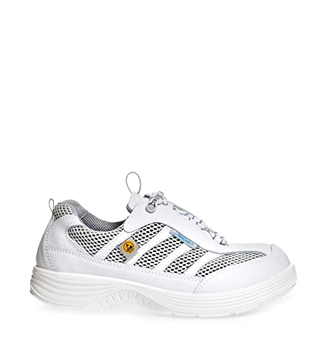 ABEBA 7131058 X-LIGHT Schuh mit Lace, S1, SRC, Weiß, Größe 42 von Abeba