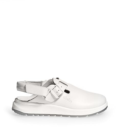 ABEBA 87208 - Unisex Schuhe - ACTIVE Sandal SRC - Glattes Design - EU 45 - Weiß - Futtermaterial: Stoff - Mit Klettverschluss ABEBA 87208 - Unisex Schuhe - ACTIVE Sandal SRC - Glattes Design - EU 45 - Weiß - Futtermaterial: Stoff - Mit Klettverschluss von Abeba