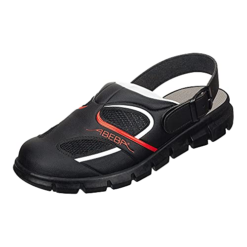 Abeba Clog 7342 - Dynamic Mikrofaser, schwarz/rot mit atmungsaktivemTextil, zertifiziert Abeba Clog 7342 - Dynamic Mikrofaser, schwarz/rot mit atmungsaktivemTextil, zertifiziert von Abeba