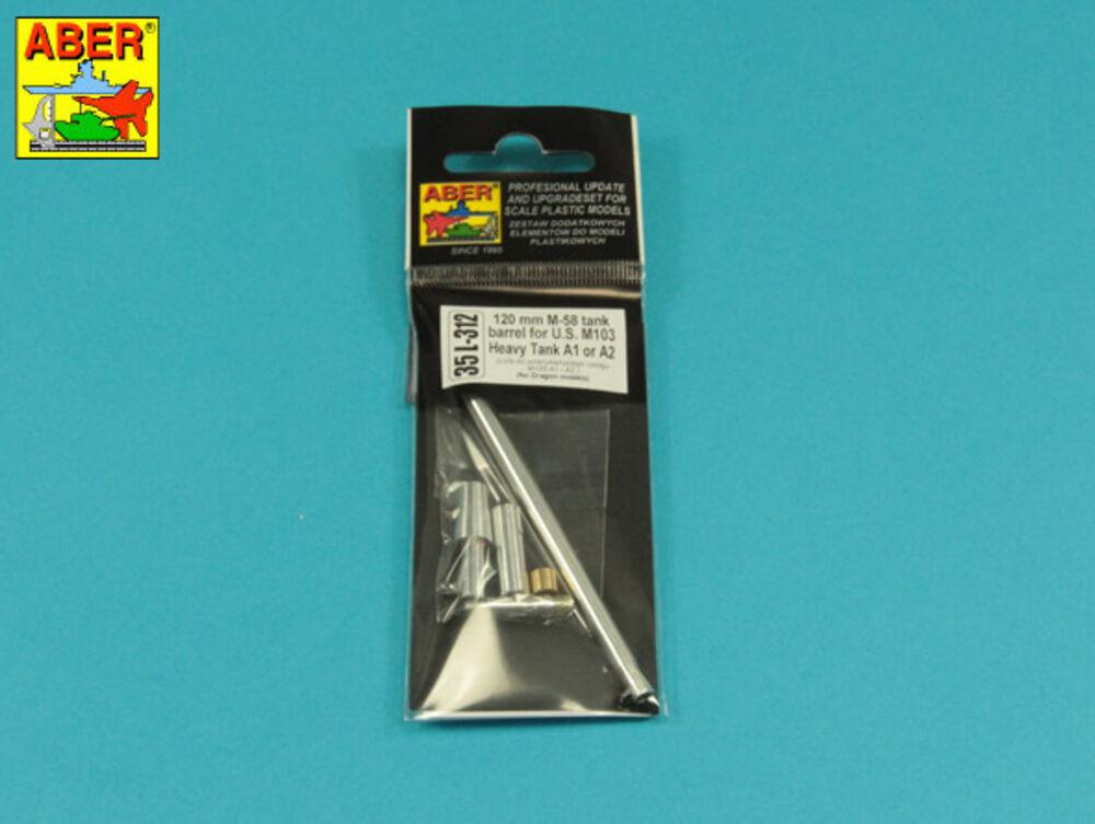 120 mm M-58 tank barrel for U.S. M103 Heavy Tank A1 or A2 120 mm M-58 tank barrel for U.S. M103 Heavy Tank A1 or A2 von Aber