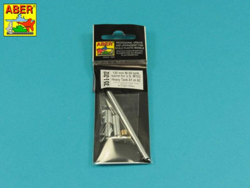 120 mm M-58 tank barrel for U.S. M103 Heavy Tank A1 or A2 von Aber