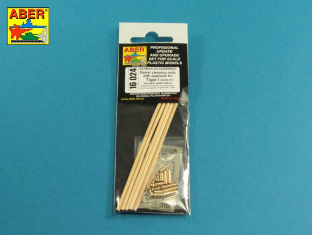 Barrel cleaning rods with brackets for Tiger I -very early model 1240mm Barrel cleaning rods with brackets for Tiger I -very early model 1240mm von Aber