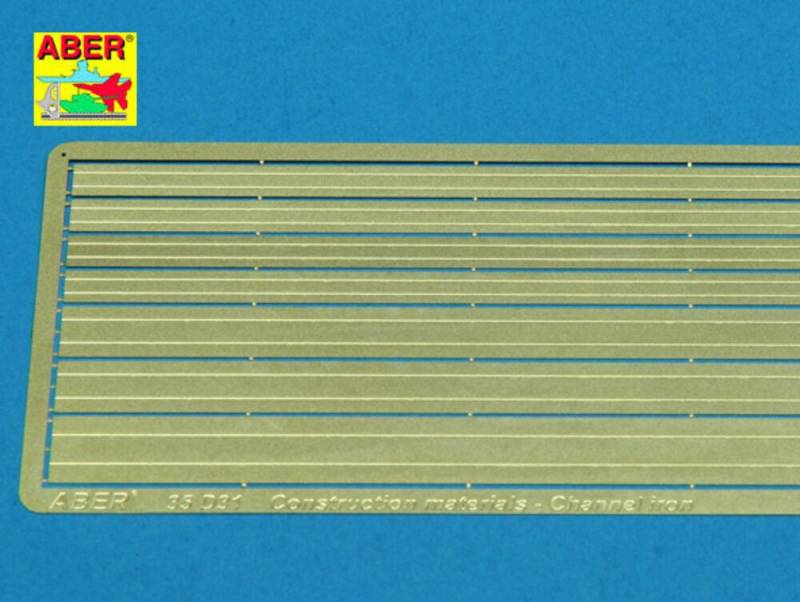 Construction materials  Channel iron (U-eisen) von Aber