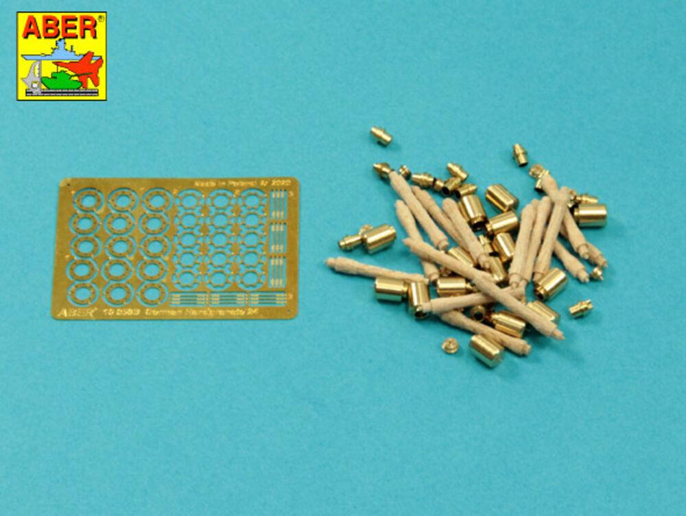 German Stielhandgranate 24 - Set of 15 pcs.- Metal and wood parts German Stielhandgranate 24 - Set of 15 pcs.- Metal and wood parts von Aber