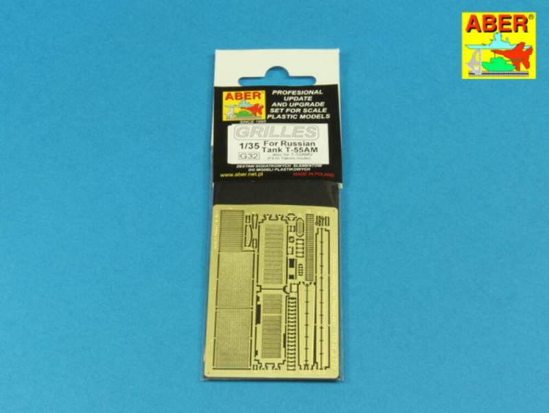 Grilles for Russian Tank T-55AM also for T-55AMV von Aber