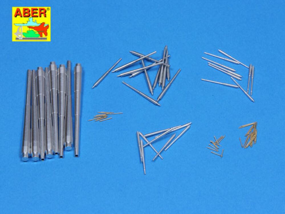 Set of barrels for Bismarck 8 x 380mm | 12 x 150mm | 16 x 105mm | 16 x 37mm | 22 x 20mm Set of barrels for Bismarck 8 x 380mm | 12 x 150mm | 16 x 105mm | 16 x 37mm | 22 x 20mm von Aber