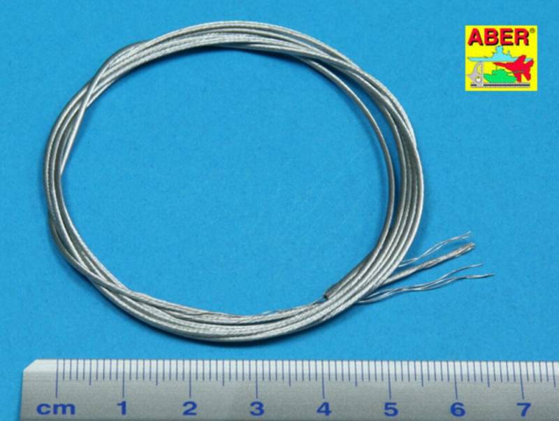 Stainless Steel Towing Cables Ø1,0mm, 1 m long von Aber