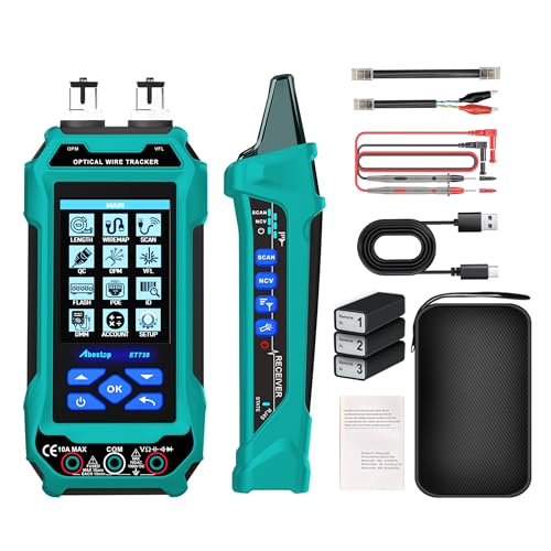 Abestop ET738 Netzwerk Kabeltester mit Digital Multimeter Mehrere Funktionen PoE Funktion Optische Kabel Meter Tracer Kabellängenmessung Abestop ET738 Netzwerk Kabeltester mit Digital Multimeter Mehrere Funktionen PoE Funktion Optische Kabel Meter Tracer Kabellängenmessung von Abestop