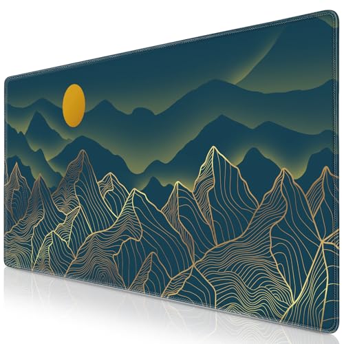 Abetcabe Gaming Mauspad XXL, Mousepad 900 x 400mm, Artistic Berg Mauspad groß Vernähte Kanten WassXerdicht Anti-Rutsch für PC, Laptop Verbessert Präzision und Geschwindigkei Abetcabe Gaming Mauspad XXL, Mousepad 900 x 400mm, Artistic Berg Mauspad groß Vernähte Kanten WassXerdicht Anti-Rutsch für PC, Laptop Verbessert Präzision und Geschwindigkei von Abetcabe