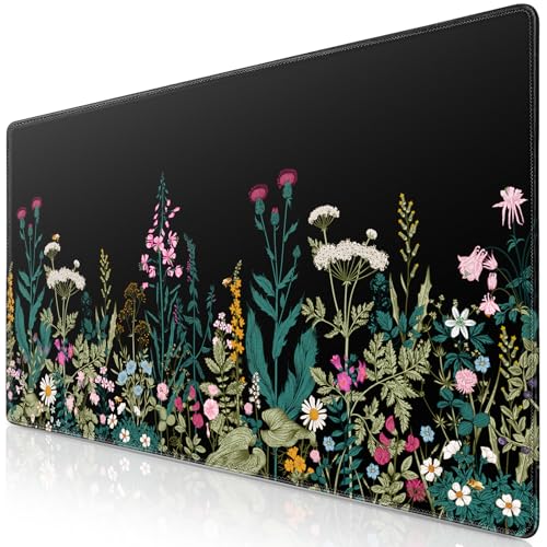 Abetcabe Gaming Mauspad XXL, Mousepad 900 x 500 x 3mm, Pflanzen Mauspad groß Vernähte Kanten WassXerdicht Anti-Rutsch für PC, Laptop Verbessert Präzision und Geschwindigkei Abetcabe Gaming Mauspad XXL, Mousepad 900 x 500 x 3mm, Pflanzen Mauspad groß Vernähte Kanten WassXerdicht Anti-Rutsch für PC, Laptop Verbessert Präzision und Geschwindigkei von Abetcabe
