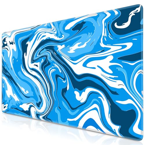 Abetcabe Gaming Mauspad XXL, Mousepad 900 x 500 x 3mm, Fluid Art Mauspad groß Vernähte Kanten WassXerdicht Anti-Rutsch für PC, Laptop Verbessert Präzision und Geschwindigkei Abetcabe Gaming Mauspad XXL, Mousepad 900 x 500 x 3mm, Fluid Art Mauspad groß Vernähte Kanten WassXerdicht Anti-Rutsch für PC, Laptop Verbessert Präzision und Geschwindigkei von Abetcabe