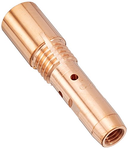 Abicor 142.0170.5 Binzel Kontaktspitzenhalter für Schweißbrenner, M8 x M12 x 1, Länge 63,4 mm, 5 Stück von Binzel
