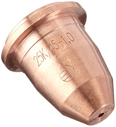 Abicor Binzel 748.0061.10 Standarddüse für ABICUT 25K/45 luftgekühlte Plasma-Taschenlampe, 1 Durchmesser, 30 A-40 A, 10 Stück Abicor Binzel 748.0061.10 Standarddüse für ABICUT 25K/45 luftgekühlte Plasma-Taschenlampe, 1 Durchmesser, 30 A-40 A, 10 Stück von Binzel