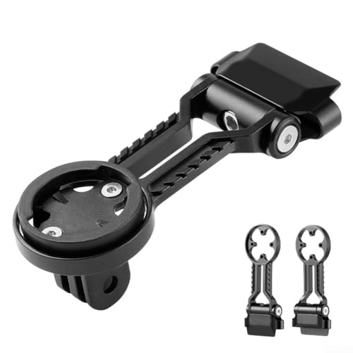 Ableholy Fahrradcomputer-Ständer, 135° verstellbar, vorne Computerhalterung, Aluminiumlegierung, verschleißfest, verlängerte Fahrradhalterung (Stil 1) von Ableholy