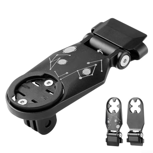 Ableholy Fahrradcomputer-Ständer, 135° verstellbar, vorne Computerhalterung, Aluminiumlegierung, verschleißfest, verlängerte Fahrradhalterung (Stil 2) von Ableholy