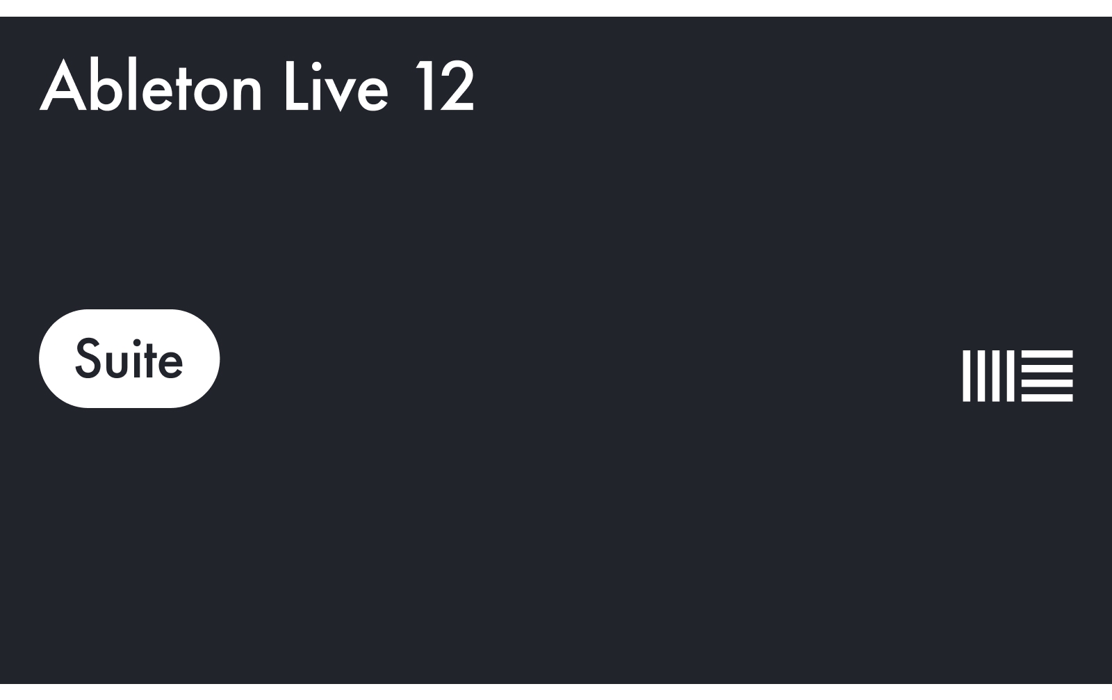 Ableton Live 12 Suite Lizenzcode von Ableton