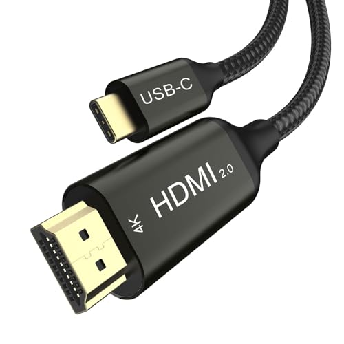 Usb C Auf Hdmi Kabel 5M | 4K@60Hz | Usb C 3.1 Auf Hdmi 2.0 Kabel Für Home Office Und Unterhaltung, Kompatibel (Thunderbolt 3/4) Iphone 15/Pro/Max Auf Iphone 16/Pro/Max,Samsung,Microsoft,Dell von Ablink