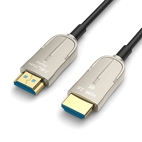 Glasfaser-HDMI-Kabel, 10 m, 4K HDMI 2.0, 4K @ 60Hz und 18 Gbit/s Pro Series, unterstützt HDR10 ARC HDCP2.2, kompatibel mit PS4, Xbox, Laptop, Apple TV, QLED, Roku, Projektor, CL3-bewertet. von Ablink