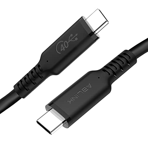USB4 Kabel kompatibel mit 1,2m Thunderbolt 4 Kabel [USB-IF-zertifiziert] 40Gbps USB4 Kabel mit 100W und 8K@30Hz 5K@60Hz oder Dual 4K Video kompatibel mit Thunderbolt 4/3 von Ablink
